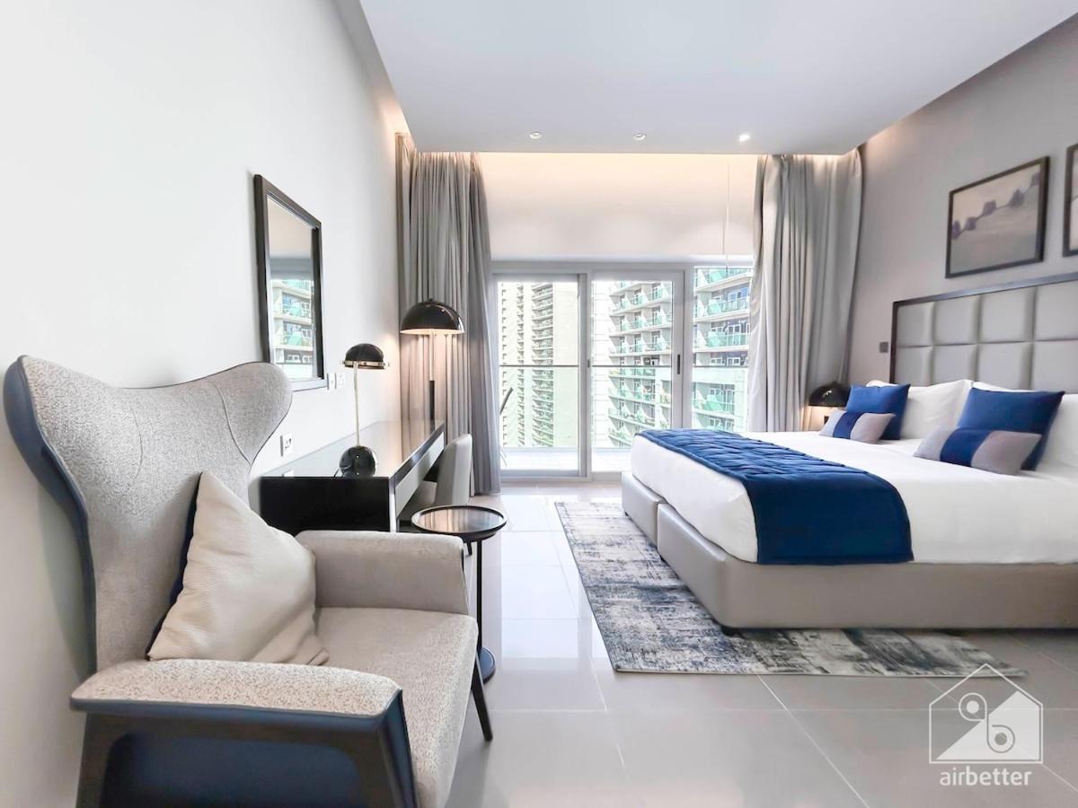 Luxury Stay At Damac Majestine With Balcony & Views Dubai Exterior foto